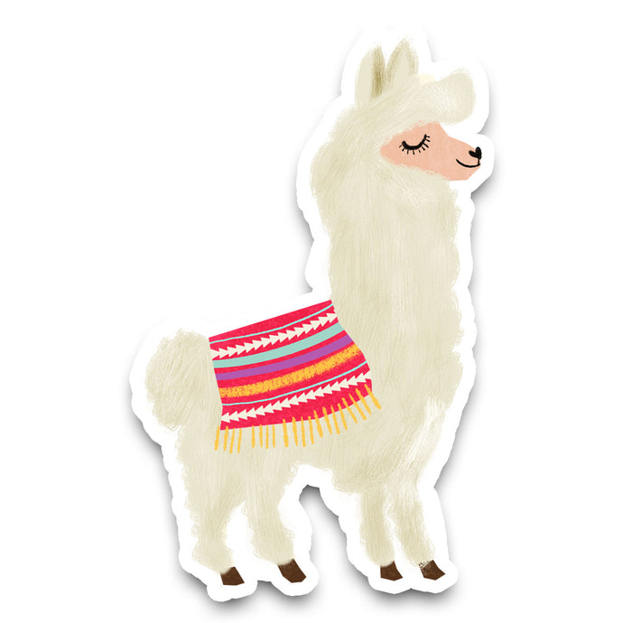 Happy Llama Sticker
