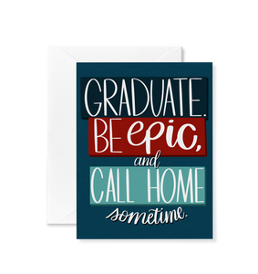 Call Home Graduate Card