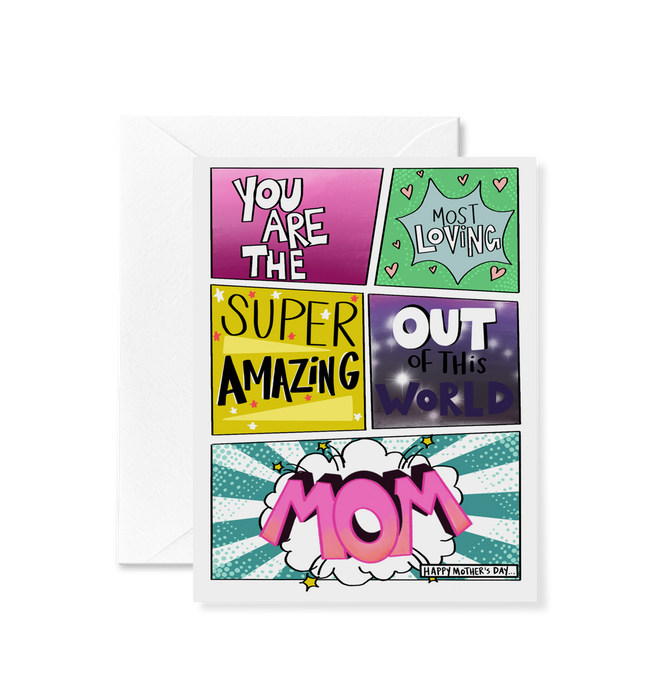 Comic Mom Card