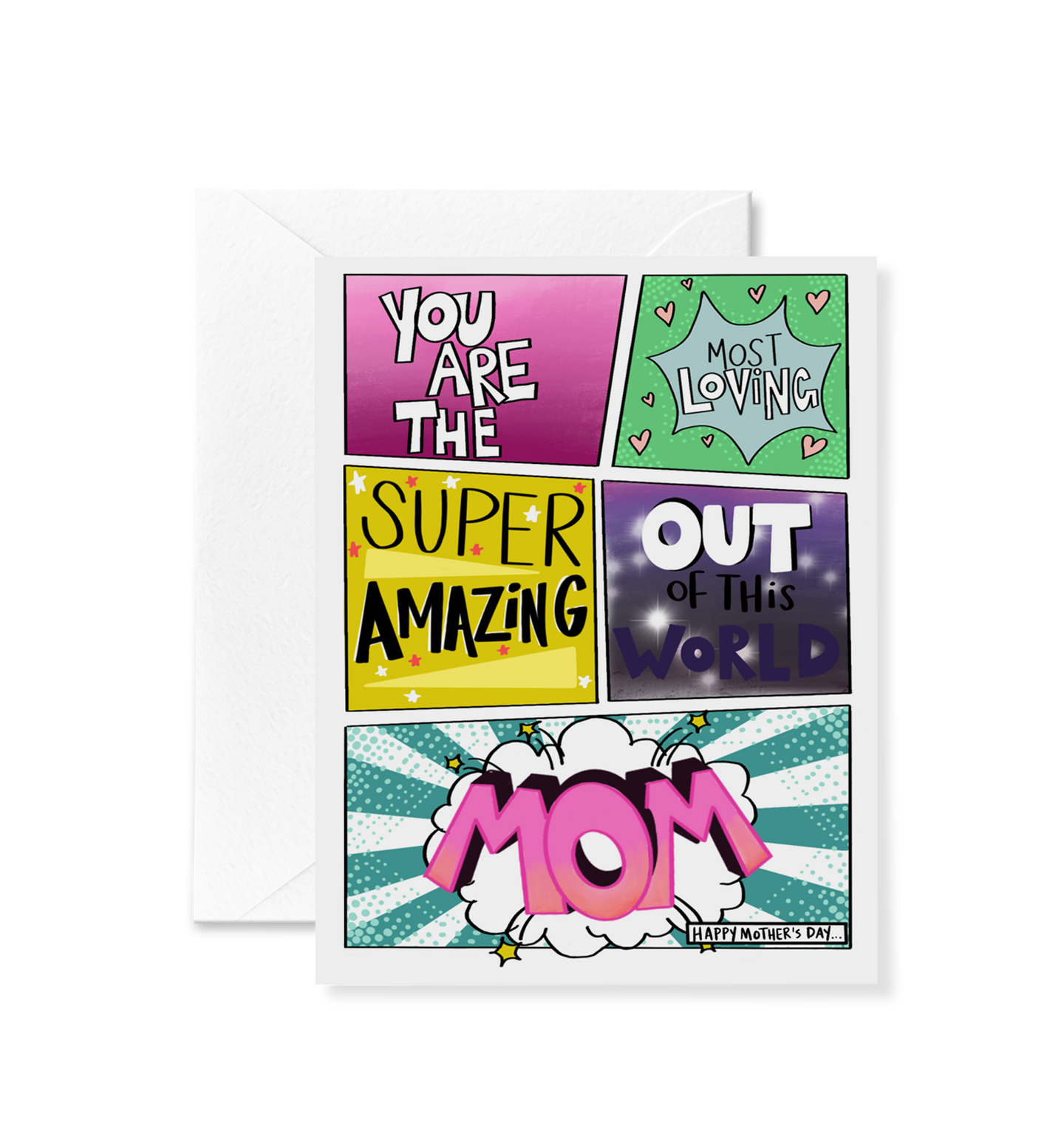 Comic Mom Card