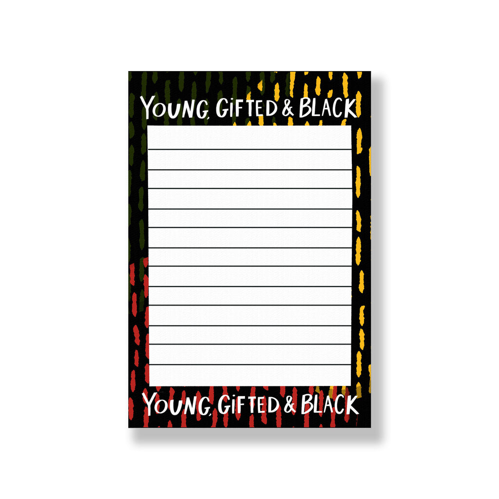 Young Gifted and Black Notepad – Announce Divinely