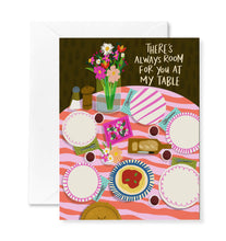 At My Table Card