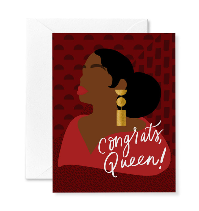 Congrats Queen Card