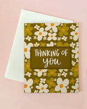Floral Thinking Card