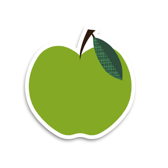 Green Apple Vinyl Sticker