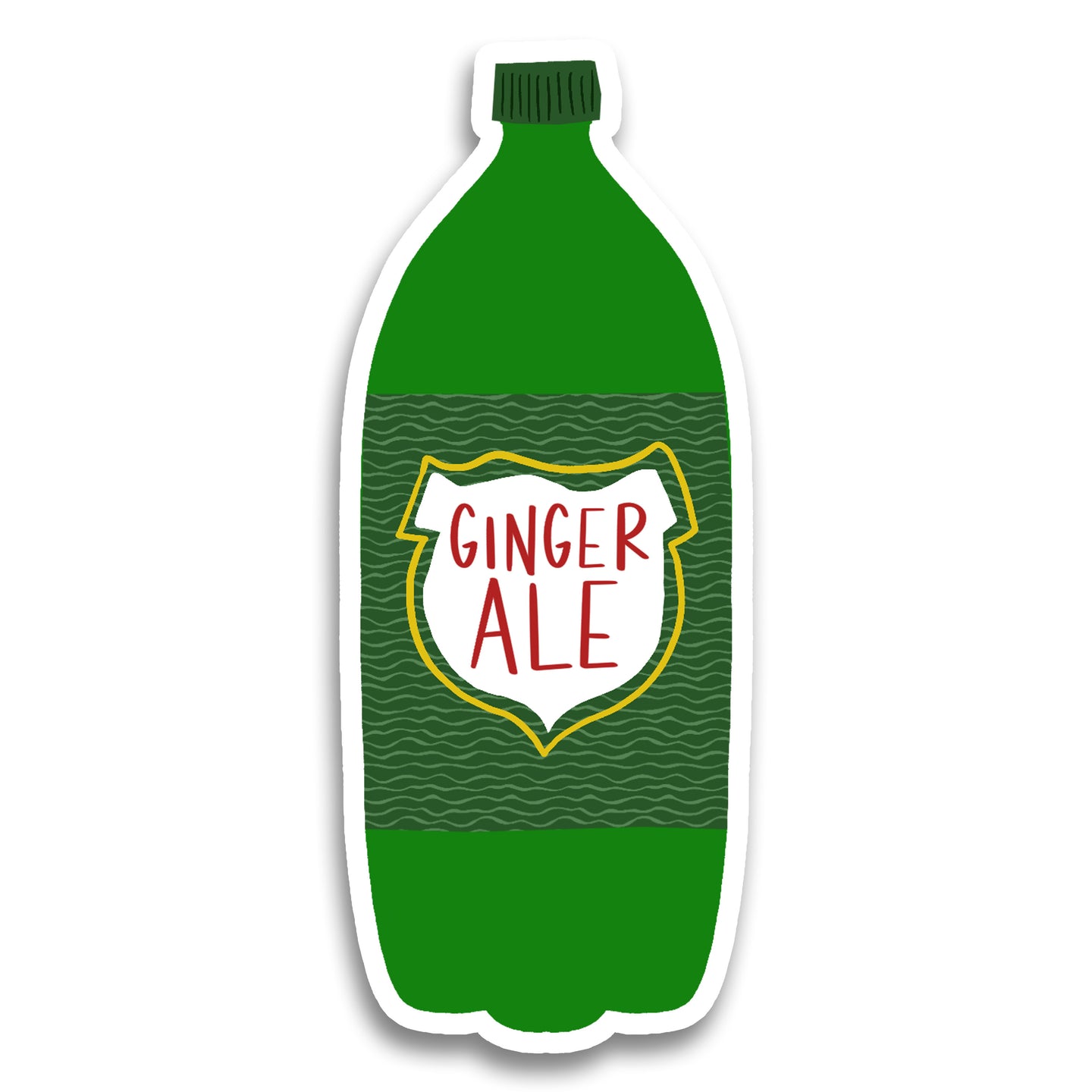 Ginger Ale Vinyl Sticker