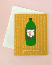 Ginger Ale Get Well Soon Card