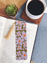 Groovy Floral Bookmark with Tassel