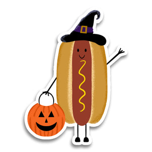 Halloweenie Vinyl Sticker