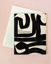Joy Birthright Card