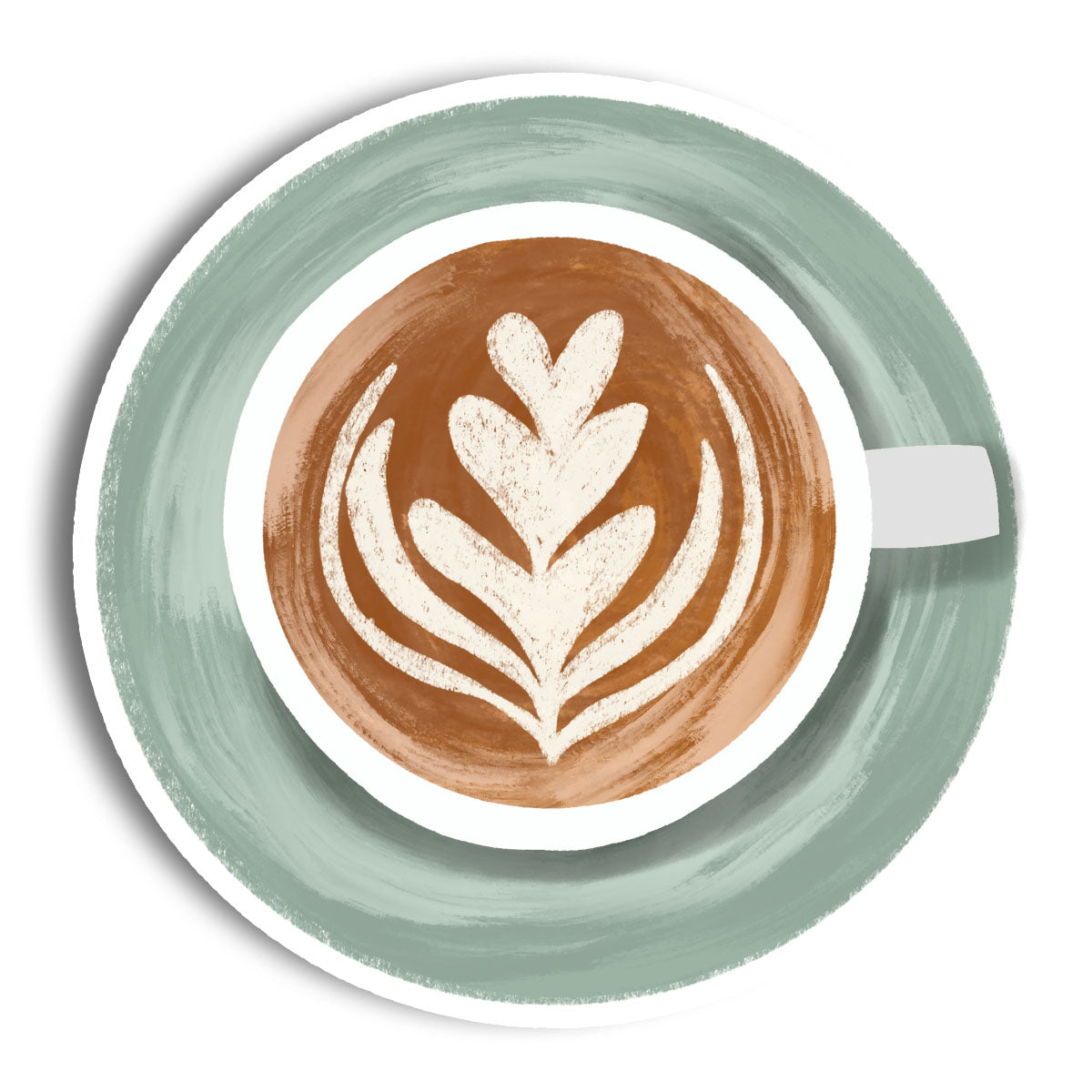 Latte Sticker