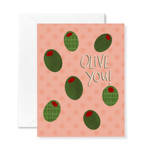 Olive You (I Love You) Card