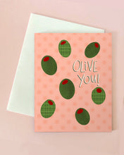 Olive You (I Love You) Card