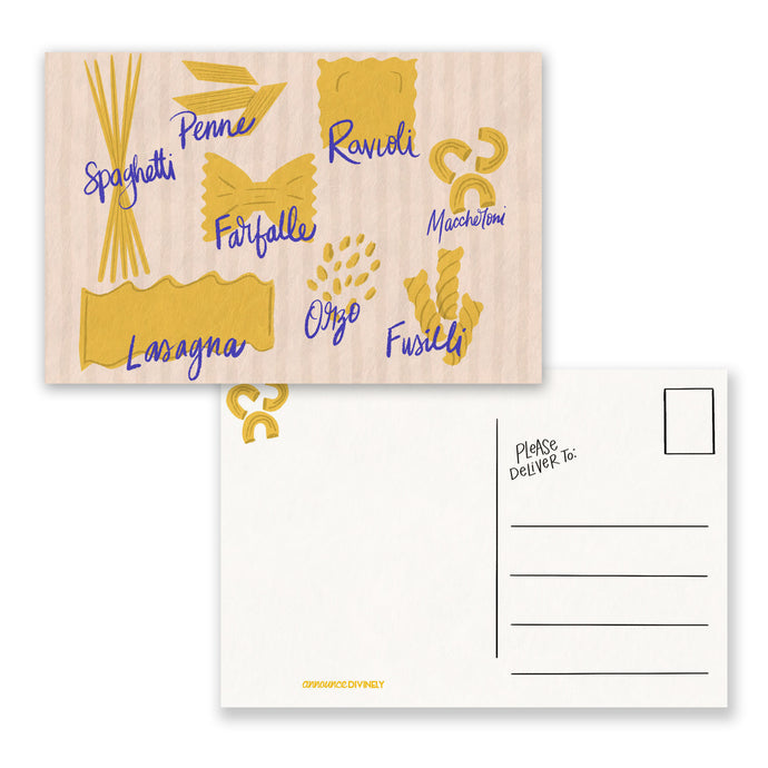 Pasta Lover Postcard Set