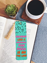 Pan Pizza Bookmark with Tassel