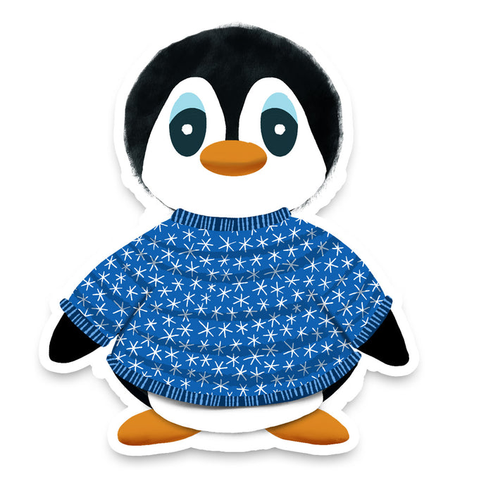 Cozy Penguin Sticker
