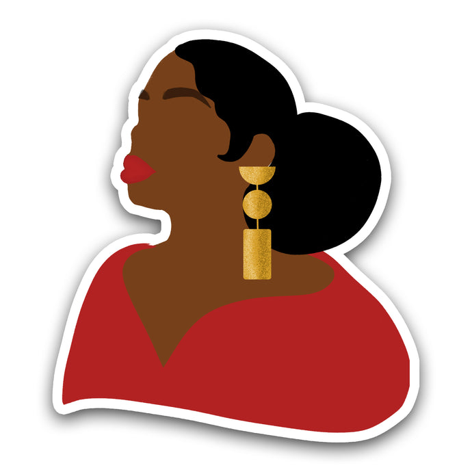 Red Queen Vinyl Sticker