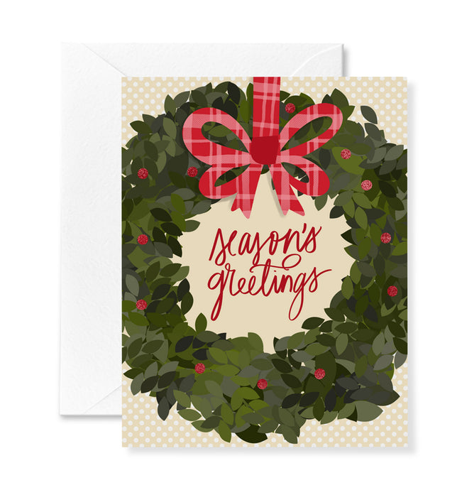 Seasonal Wreath Card