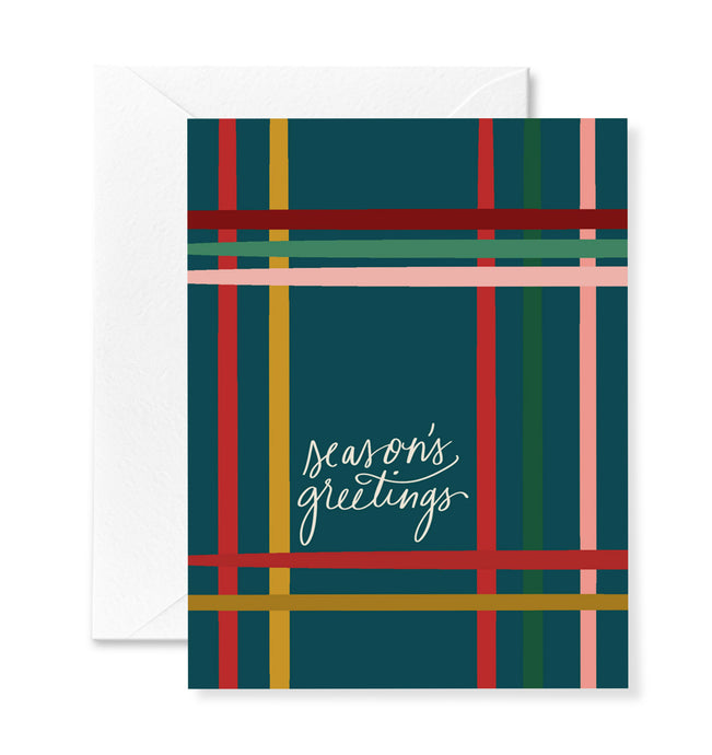 Seasonal Plaid Card