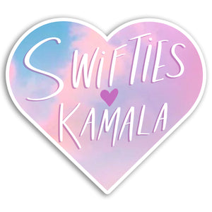 Swifties Love Kamala Sticker