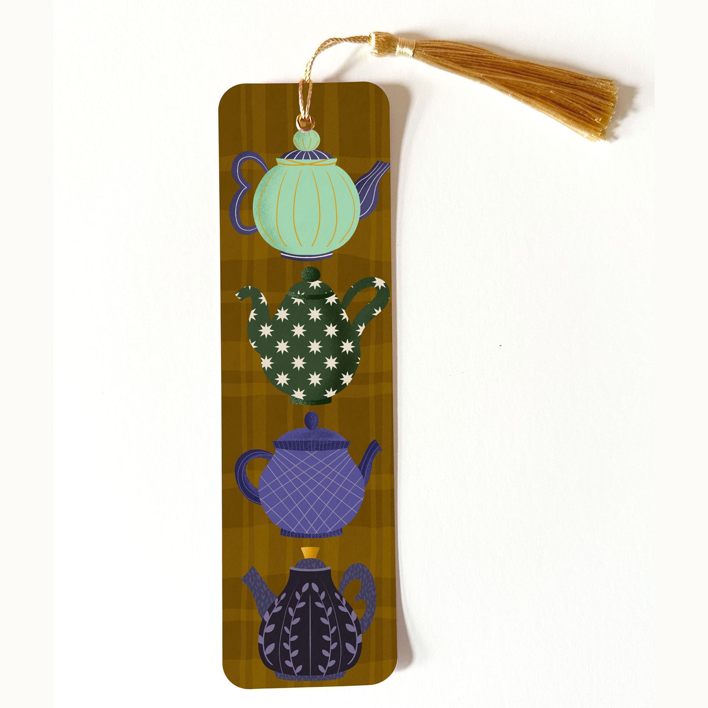 Tea Time Bookmark with Tassel