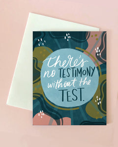 Testimony Card