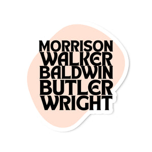 The Literary Greats Sticker
