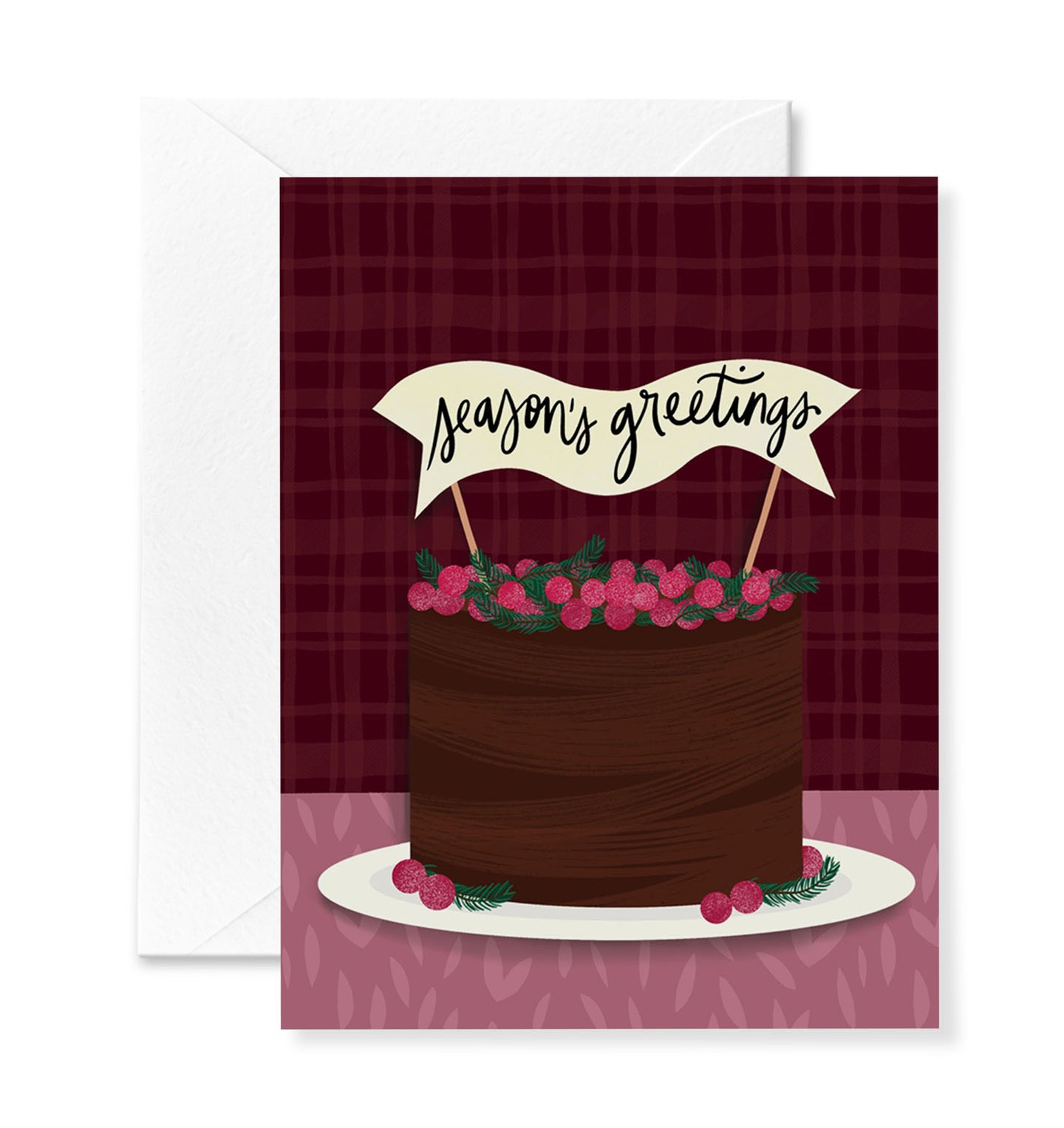 Winter Cake Card