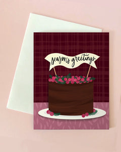 Winter Cake Card