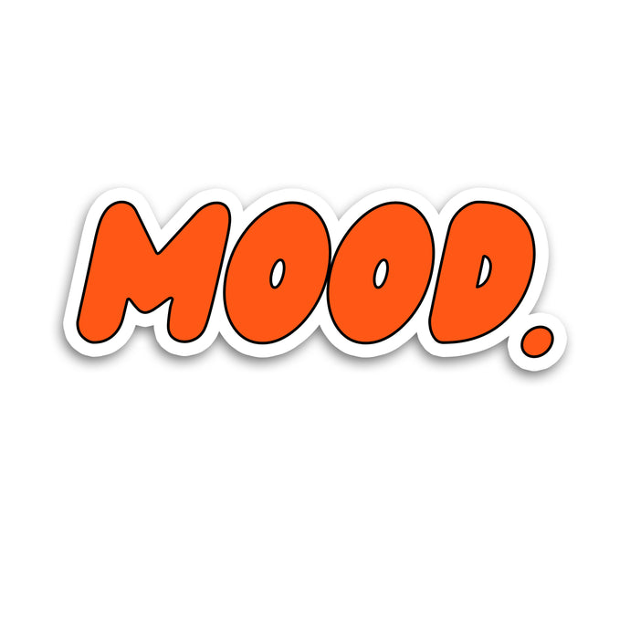 Mood Vinyl Sticker
