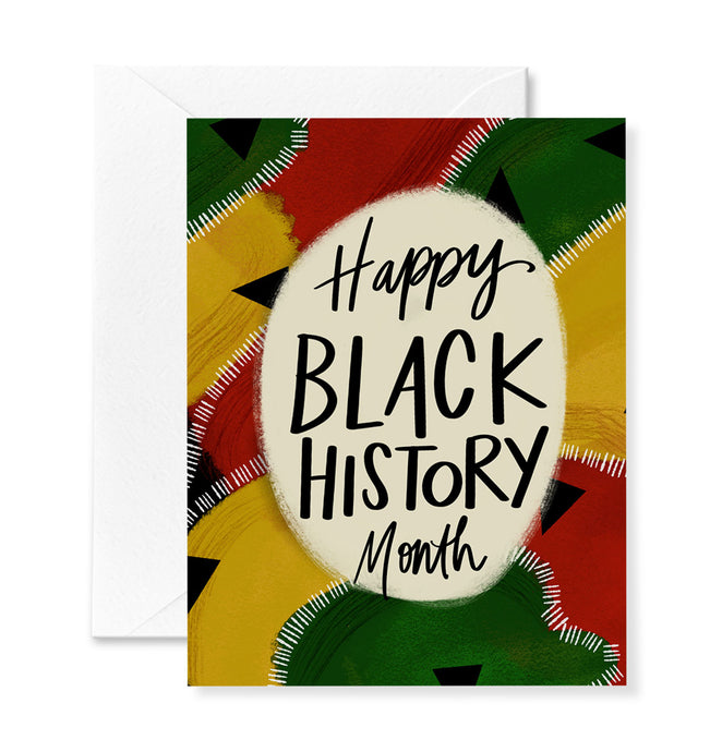 Happy Black History Month Card