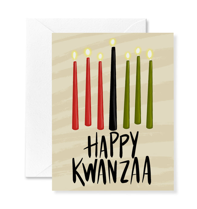 Kwanzaa Candles Card