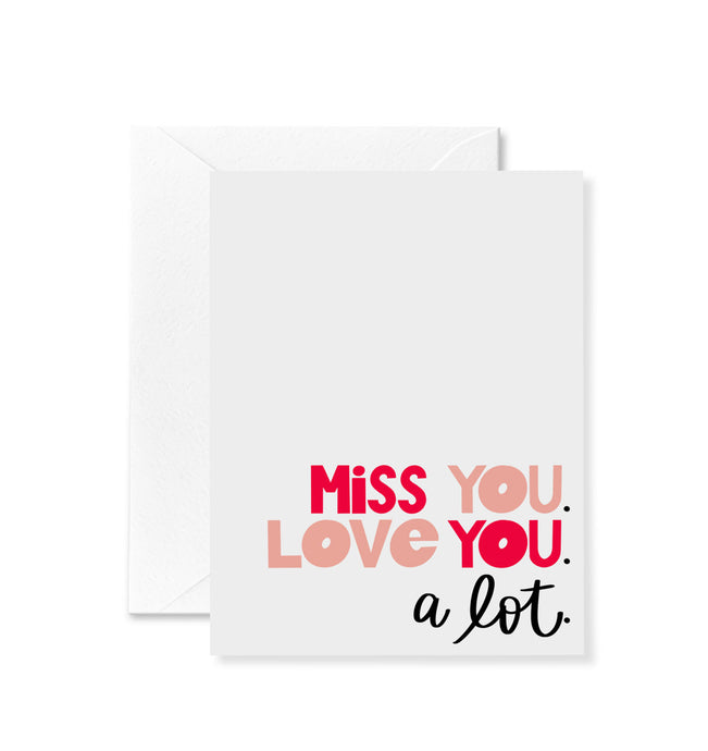 Miss and Love Card