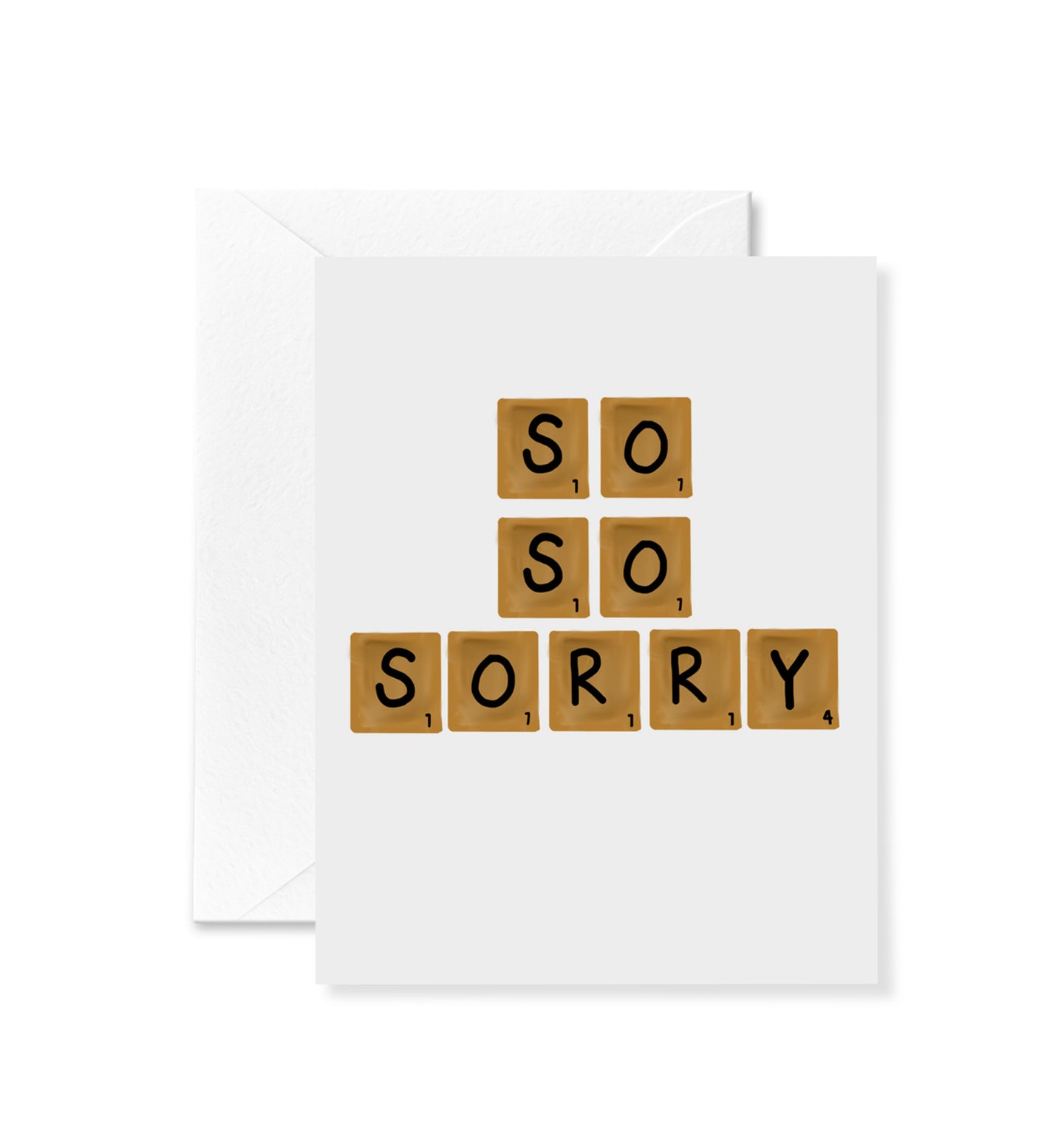 Sorry Letters Card