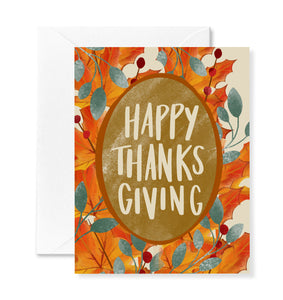 Thanksgiving Foliage Card