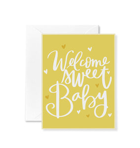 Welcome Sweet Baby Card